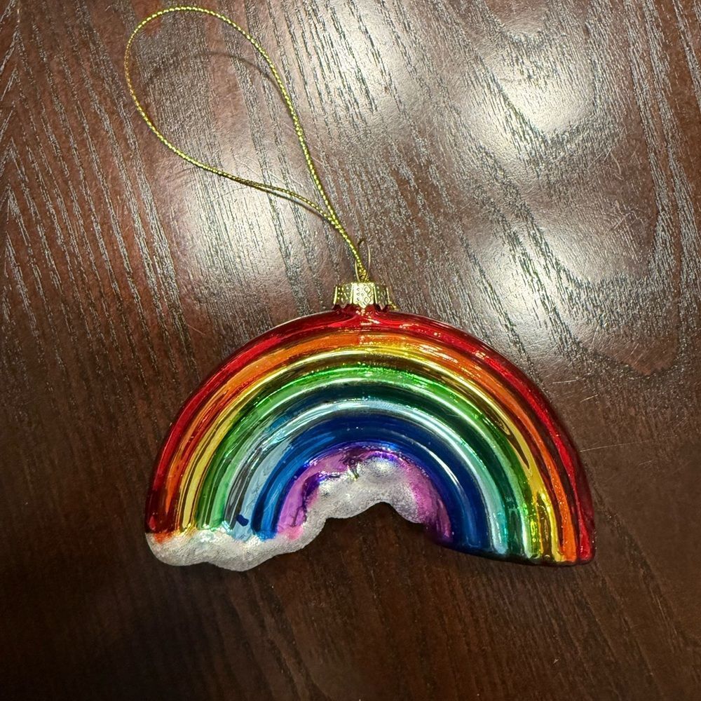 Ashland Rainbow Glass Ornament